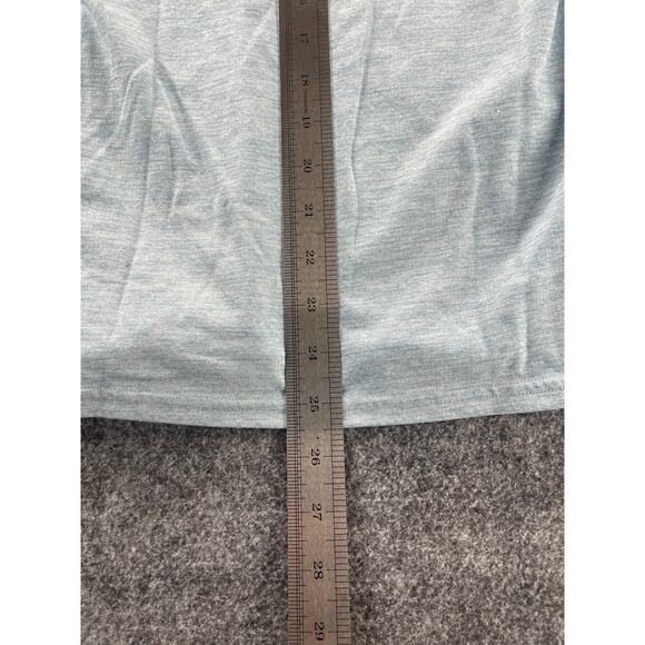 Gymshark Smoke Blue Denim Grey Arrival Regular Fit T-Shirt Men's Size XL - Picture 7 of 7